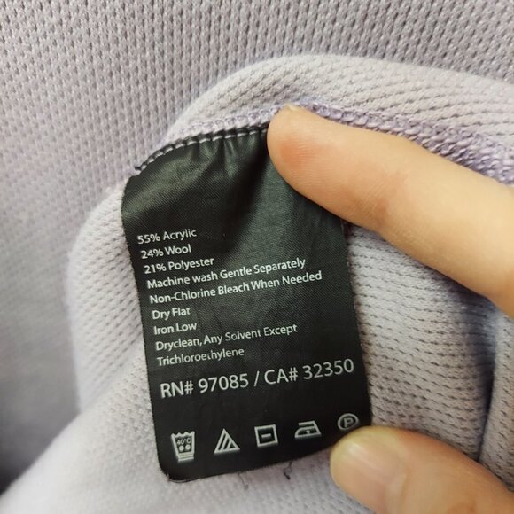 Outdoor Research Women's Pale Purple Full Zip Sweater/Jacket Hiking Casual - Picture 8 of 14